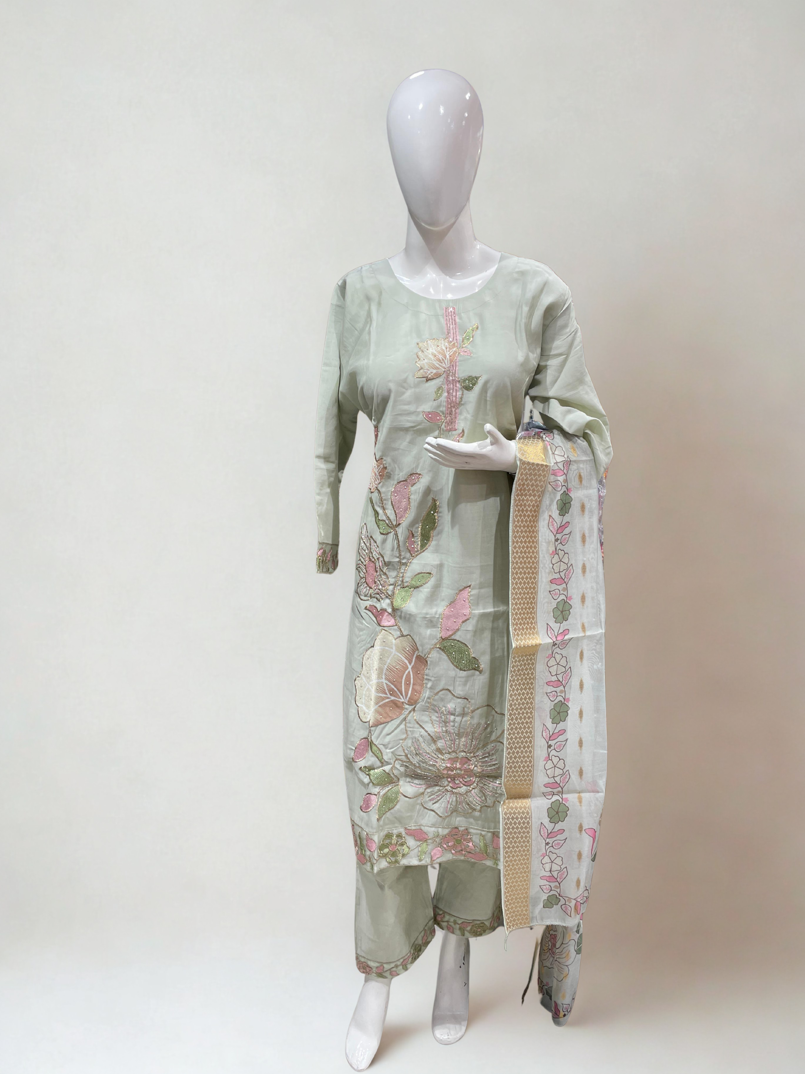 Premium Ready-Made Silk Suits for Women | Embroidered Suits M–XXL | Free Home Delivery
